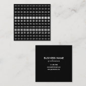 最大12個のロ違うゴまたはアップロードされた画像 スクエア名刺 (正面/裏面)