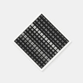 最大12個のロ違うゴまたはアップロードされた画像 スタンダードカクテルナプキン (角)