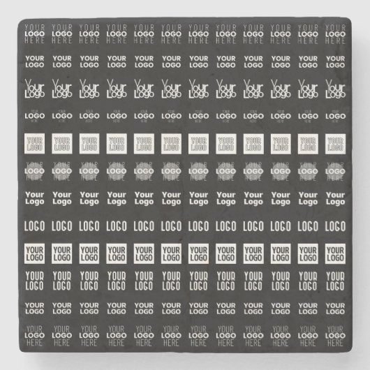 最大12個のロ違うゴまたはアップロードされた画像 ストーンコースター (正面)