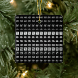 最大12個のロ違うゴまたはアップロードされた画像 セラミックオーナメント