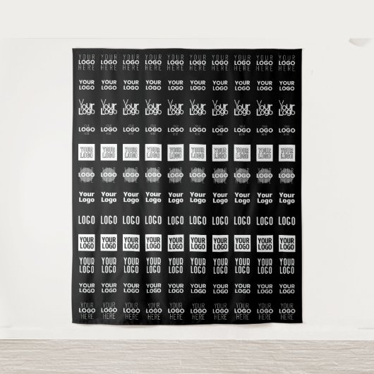 最大12個のロ違うゴまたはアップロードされた画像 タペストリー (正面)