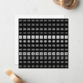 最大12個のロ違うゴまたはアップロードされた画像 ノートカード (正面/裏面インサイチュ)