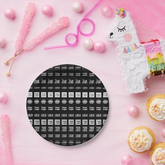 最大12個のロ違うゴまたはアップロードされた画像 ペーパープレート (パーティー)