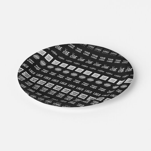 最大12個のロ違うゴまたはアップロードされた画像 ペーパープレート (アングル)