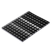 最大12種類のロゴまたはアップロード画像 ノートブック (左側)