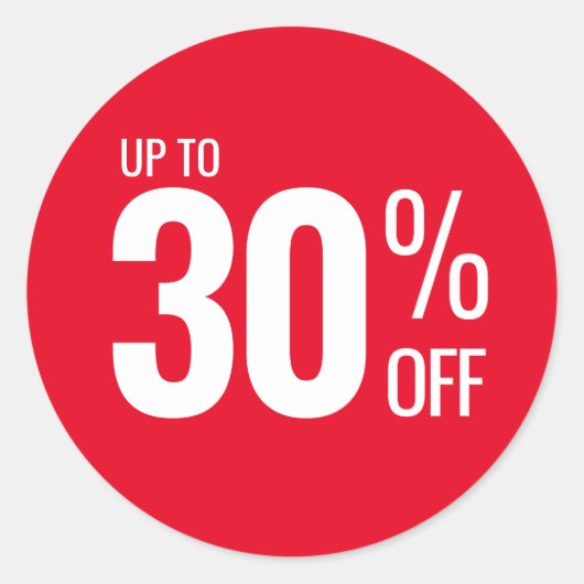 最大30%オフ(30)販売の中小規模企業向け小売 ラウンドシール (正面)