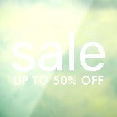 最大50%の文字を白カスタム色で販売 ウィンドウサイン (シート3)