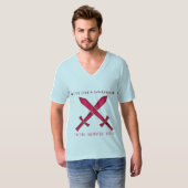 最大6倍のサイズの戦士のように生きる!! Tシャツ (正面フル)