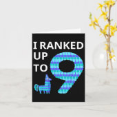 最大9誕生日ビデオゲームラマPinata Biにランク カード (黄色い花)