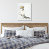 最大 |あ食べああ! キャンバスプリント (インサイチュ (寝室))