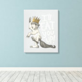 最大 |あ食べああ! キャンバスプリント (インサイチュ (ウッドフロア))