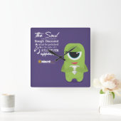 最大 – 正方形クロック スクエア壁時計 (ホーム)