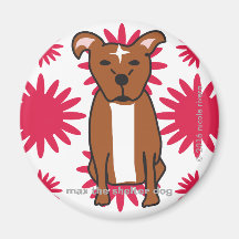 最大 |熱帯レッドラウンドマグネット