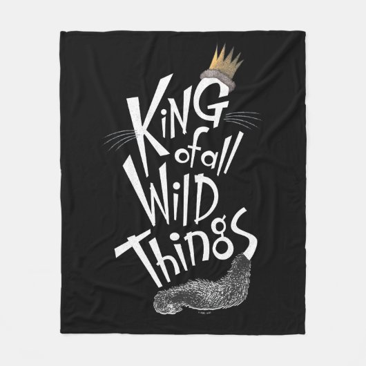 最大 | The King of All Wild Things フリースブランケット (正面)