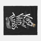 最大 | The King of All Wild Things フリースブランケット (正面(横))