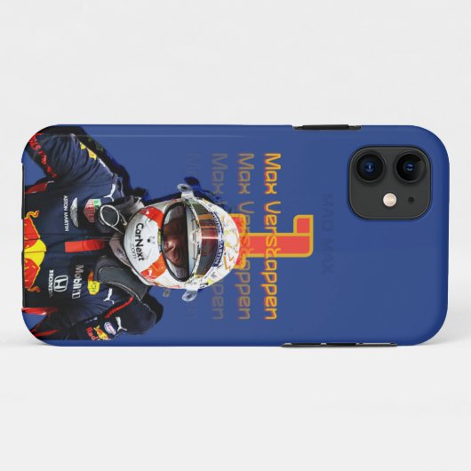 最大verstappen iphone 11ケース Case-Mate iPhoneケース (裏面(横))