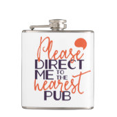 最寄おもしろいりのパブに案内して下さい フラスク (正面)