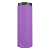 最小およびクローバー | ハッピー女性のカーボーイ&ブロントサウルスライド タンブラー (裏面)