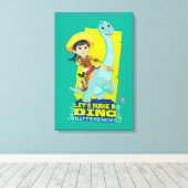 最小およびクローバー | D.違いを生む キャンバスプリント (インサイチュ (ウッドフロア))