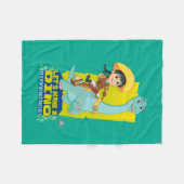 最小およびクローバー | D.違いを生む フリースブランケット (正面(横))