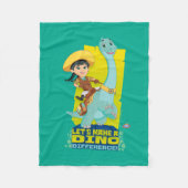 最小およびクローバー | D.違いを生む フリースブランケット (正面)