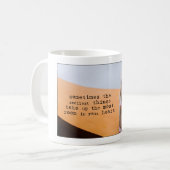 最小のものはハート・マグで最も大きな部屋を占める コーヒーマグカップ (正面左)