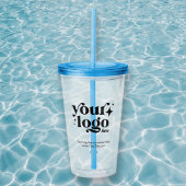最小のカスタムビジネスロはっきりしたゴなし アクリルタンブラー