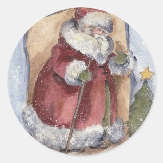 最小のスズメ ラウンドシール (正面)