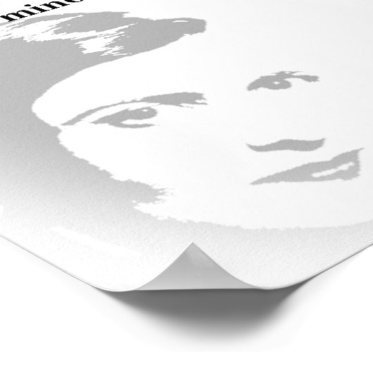 最小の少数民族に対するAynランド引用文 ポスター (角)