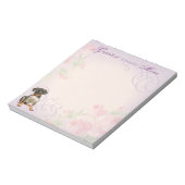 最小ピンハート母 ノートパッド (回転)