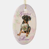 最小ピンハートMOMセラミックオーナメント セラミックオーナメント (右)