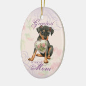 最小ピンハートMOMセラミックオーナメント セラミックオーナメント (左)