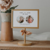 最小モダンベビー写真テーブル番号