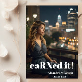 最小モダン看護の卒業発表 招待状