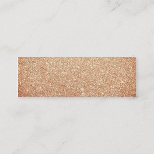 最小主義のグリッターデザイナー小型名刺 スキニー名刺 (裏面)