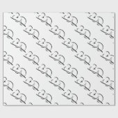 最小主義のコアラ ラッピングペーパー (フラット)