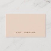 最小主義のシンプルなタイポグラフィのモモの名刺 名刺 (正面)