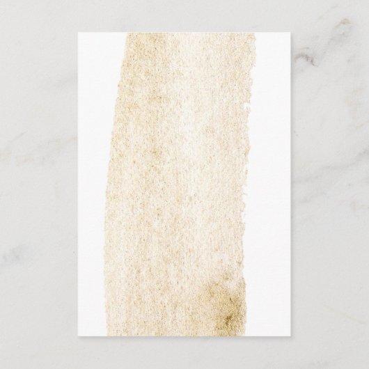 最小主義のブラシ|ののどの金ゴールドのゲスト情報 エンクロージャーカード (裏面)