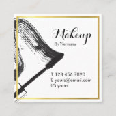最小主義のメーキャップアーティストの正方形の名刺 スクエア名刺 (正面)