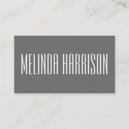 最小主義のモダンではっきりしたな灰色の名刺 名刺