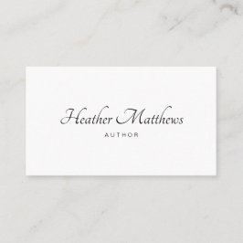 最小主義のモダンでエレガントなプロフェッショナル 名刺