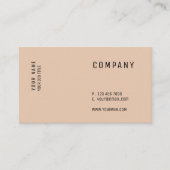 最小主義のモダンで多目的な名刺 名刺 (正面)