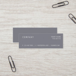最小主義のモダンで多目的な小型BusinessCard スキニー名刺