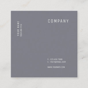 最小主義のモダンで多目的な正方形カード スクエア名刺
