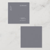 最小主義のモダンで多目的な正方形カード スクエア名刺 (正面/裏面)