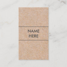 最小主義のモダンなクラフトの縦の名刺