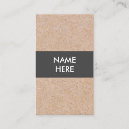 最小主義のモダンなクラフトの縦の名刺 名刺