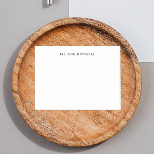 最小主義のモダンな単純名 ポストイット