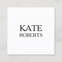 最小主義のモダンな専門の名刺 スクエア名刺