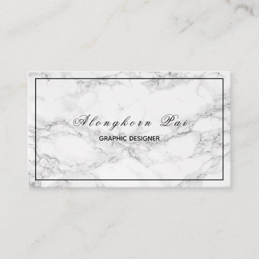 最小主義のモダンな専門の名刺 名刺 (正面)